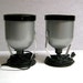 reserved for brassbunny vintage set of 2 1950s darkroom Safelights