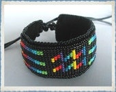 Sign of the Zodiac Flexible Bead Loomed Cuff Bracelets