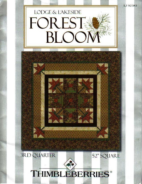 Thimbleberries Lodge & Lakeside Forest Bloom Quilt Kit LJ