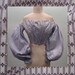 1860s Civil War Era Victorian Lavender Print Bodice
