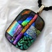Dichroic Glass Pendant and Necklace