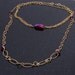 DeLuxe Gold and Tourmaline Necklace
