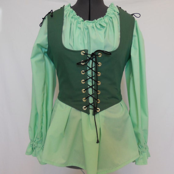 green renaissance costume