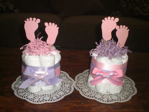 Baby Feet Diaper Cake Baby Shower Centerpieces Other Sizes And