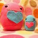 Mama and Baby Plush Monster Set