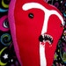 Zombie Plush Steak - Toy Food Plushie Humor Doll Bloody Killer Meat Softie
