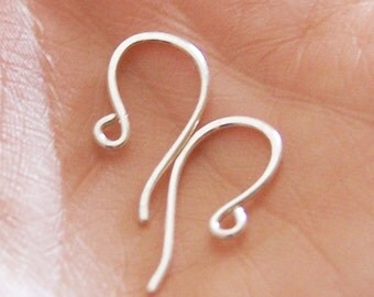 One Pair. Sterling. Silver. Earwire. Hooks. Upgrade.