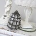 Vintage Beaded Shade - HTF Petite Size - Antique - Shabby French Cottage Paris Apt.