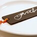 place setting mini chalkboards . . .