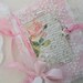 Shabby Rose French Journal with Vintage Hand Stamped Tags