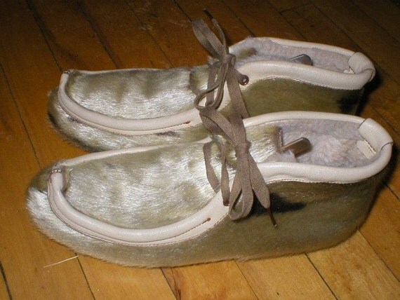 seal skin slippers