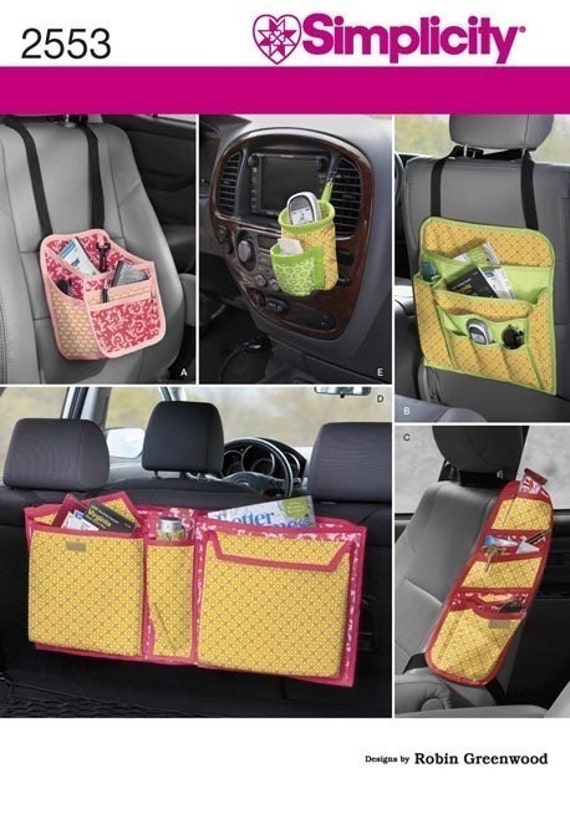 CAR ORGANIZERS PATTERN  Retired  Trip and Travel Storage for Kids ...