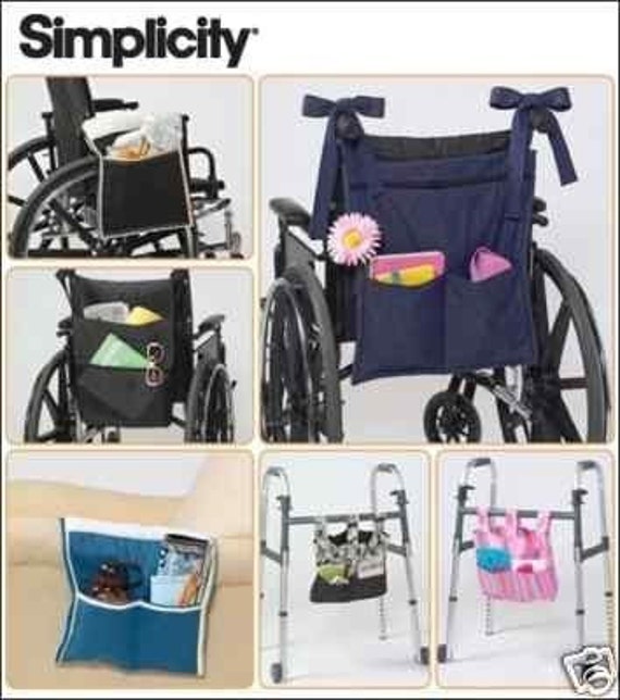 WALKER ORGANIZER PATTERN Also For Wheelchair Chair Arms or