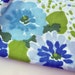 Vintage Fabric Fat Quarter - Blues and Greens - LAST TWO