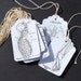 recycled gift tags- 15 human anatomy tags