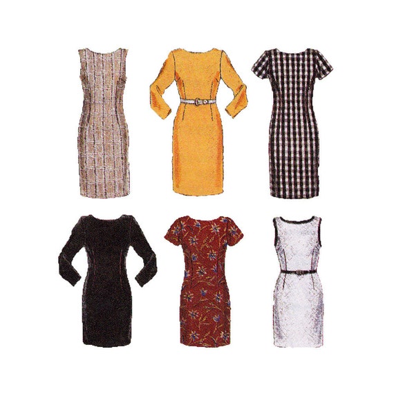Tops sheath dress patterns for sewing supplies stores list