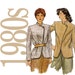 80s Jacket Vintage Pattern - B32 - Vogue 8060