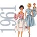 60s Mad Men Dress Vintage Pattern - B33 - Simplicity 3908 - Uncut