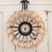 MTO French Bee with Black Accents Vintage Book Wreath - Shabby Chic Paris Flea Market Decor