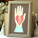 Heart in Hand Love Token - Early American Valentine - Engagement, Wedding, Anniversary