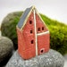 Miniature Stoneware Barn...RED