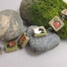 Garden Party...Whimsical Rosary Bracelet in Stoneware