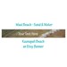 Etsy Banner - Maui Beach Sand and Water - Kaanapali, Maui, Hawaii