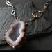 Large Agate Geode Necklace