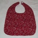 Clothing Protector Bib -- Red Handkerchief -- For Elderly, Special Needs, Art Smock, Apron...