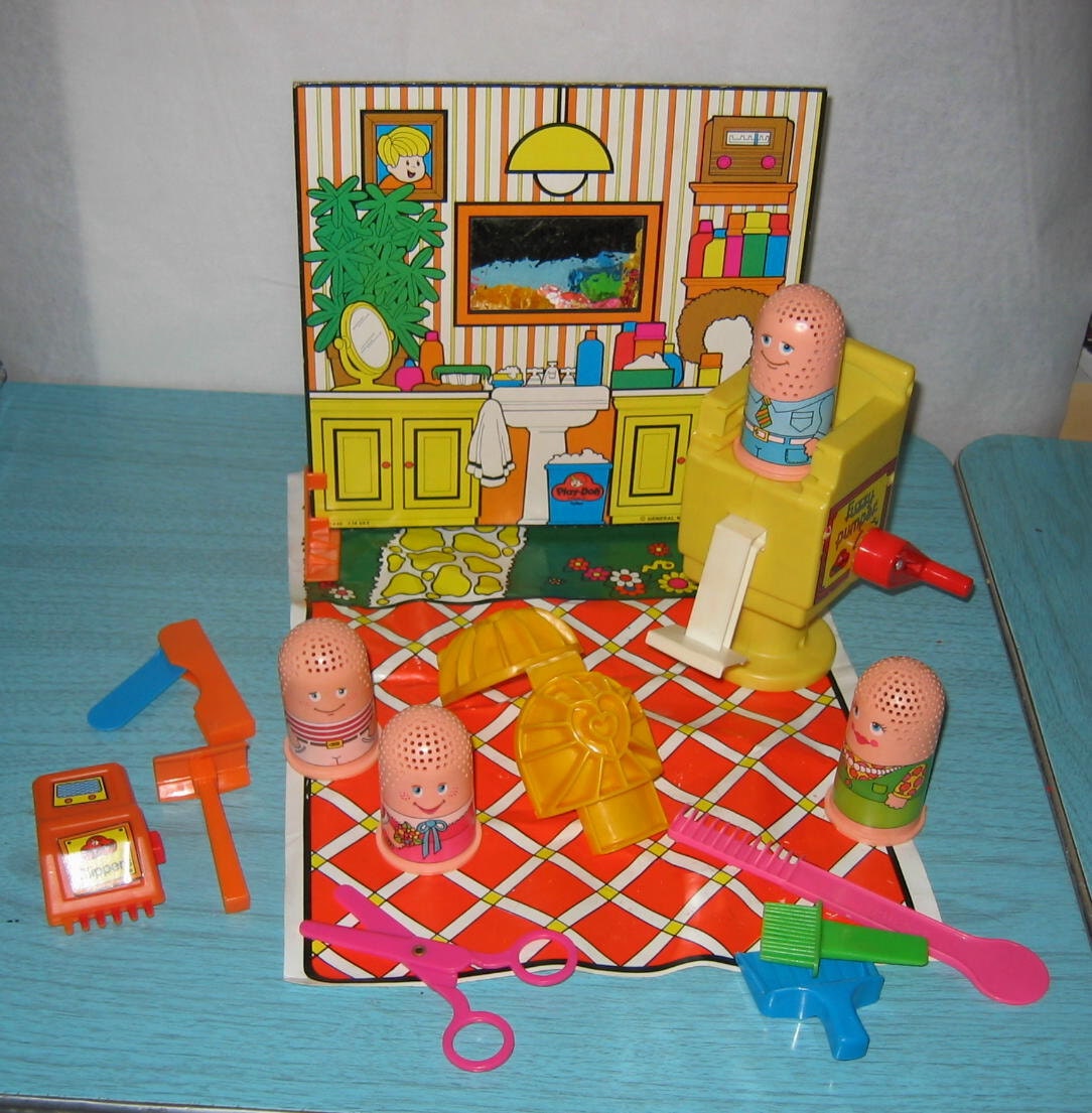 play doh barber shop vintage