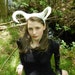 Headband White Satyr Horns