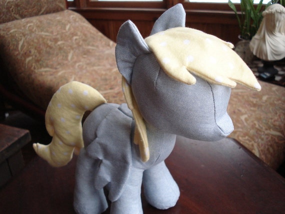 Pony Plush Sewing Pattern with Unicorn Horn and Pegasus Wings