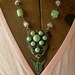Vintage Assemblage Necklace - Victorian Dress Clip