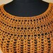 READY TO SHIP new crochet tunic in gold. size M. Sale clearance