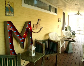 Large Huge Movie marquee letter Vintage Marquee Art by aranacci