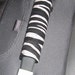 Wild Thing - zebra stripe luggage handle wrap