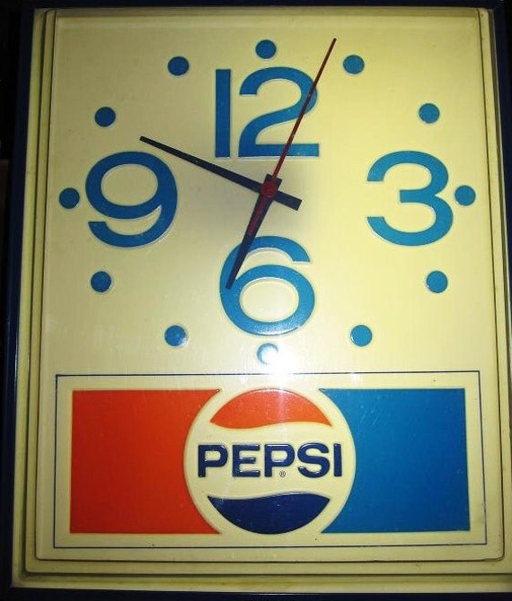 Vintage Pepsi Clock for Repair