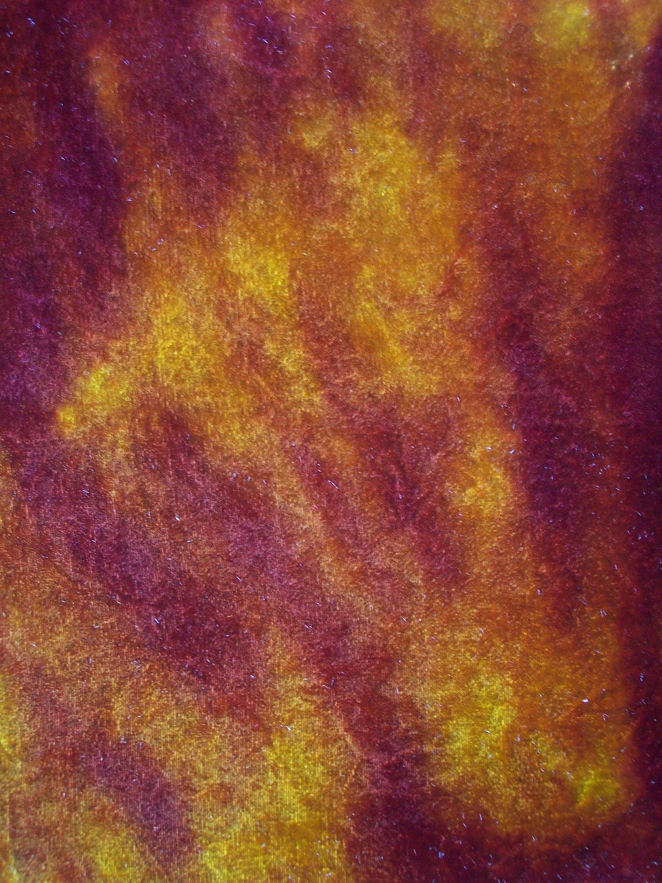 Hand Dyed Silk Rayon Velvet scrumptious color and texture