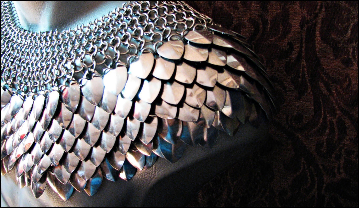 Deluxe Scale Mail Chain mail Mantle by worldinchainsmaille on Etsy