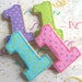 Reserved for Michelle-----Number One Cookies - First Birthday Cookies - Favors - Number Cookie favors - 1 Dozen