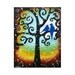 99 Dollars Original Bird Painting Whimsical Tree of Life