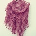 Rose Mohair Shawl