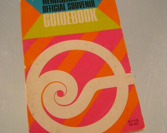 Retro Official Souvenir Guidebook to the 1968 Hemisfair in San Antonio, Texas