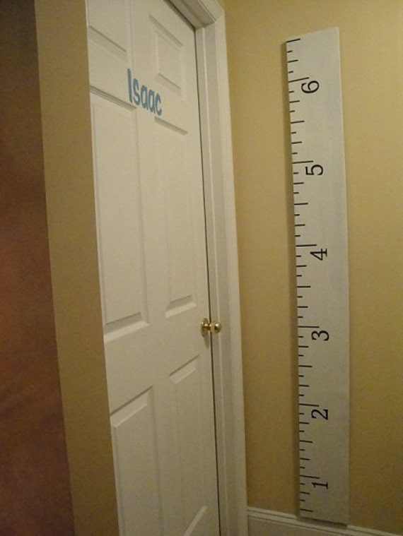 Items similar to Oversized Ruler Decal for DIY Growth ...