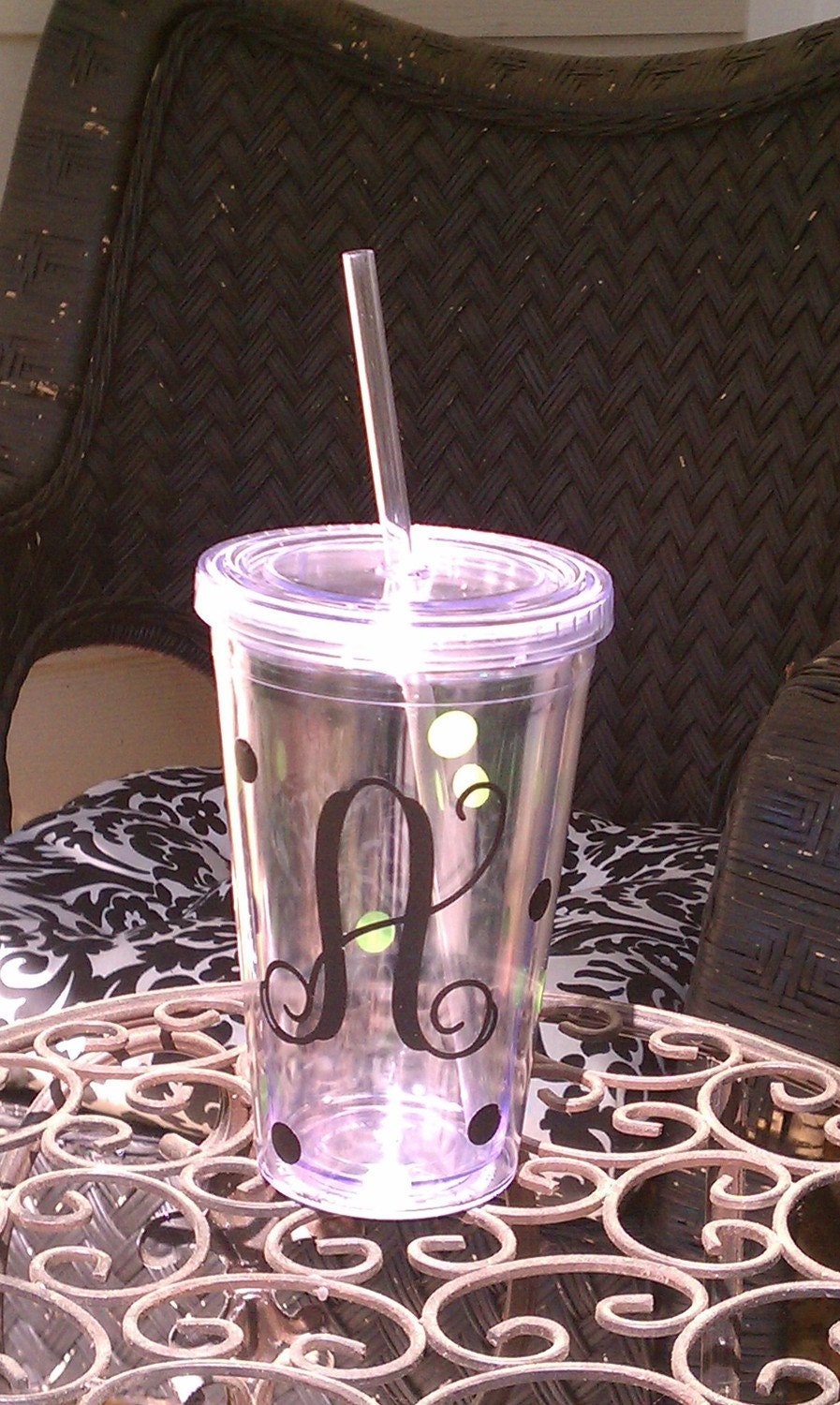 16oz personalized ecofriendly BPA FREE cup with lid and