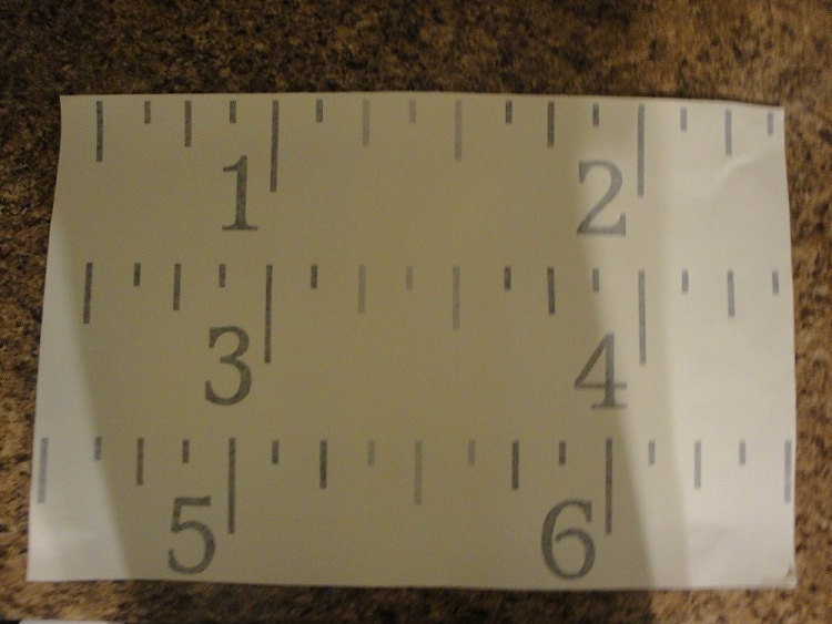 Oversized Ruler Decal for DIY Growth Chart Vinyl by ten23designs