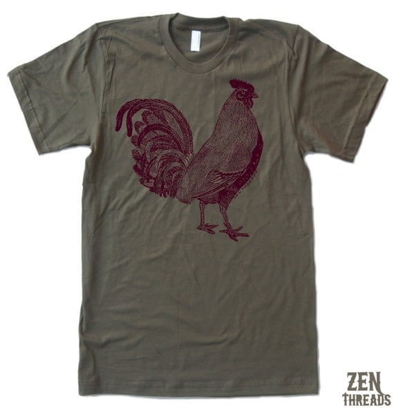 black rooster t shirt