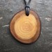 Natural Wood Pendant - Sweet Chestnut - for Love and Romance.