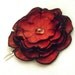 Crimson hair comb 1 pc