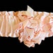1920's Pink Silk Shirred Headpiece